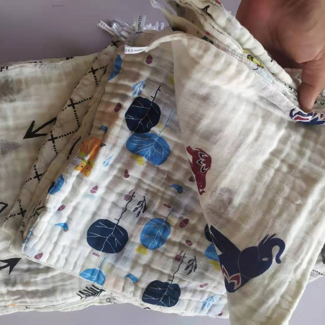 Soft Cotton Multi-Printed Baby Blanket kalsten