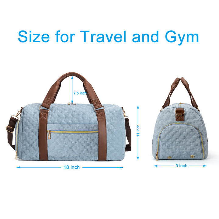 Quilted Weekender Bag Kalsten