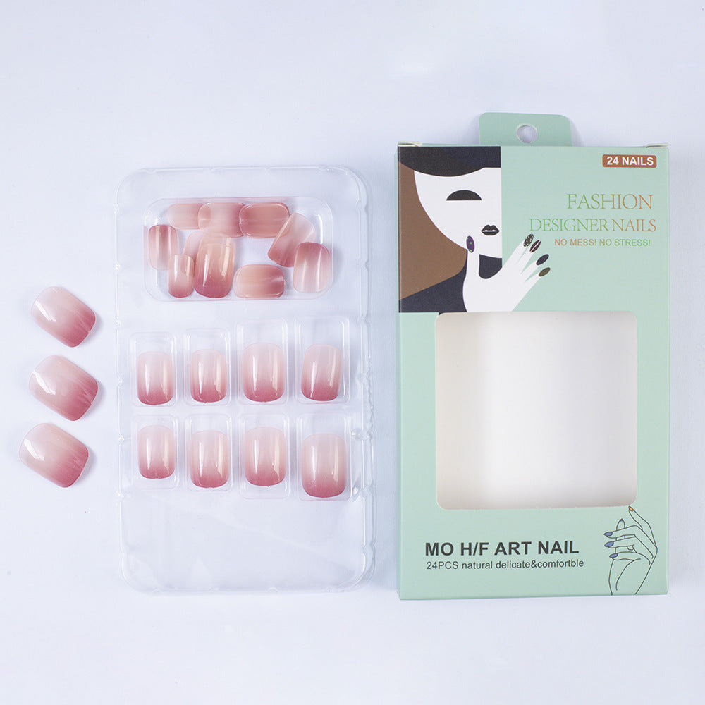 Elegant and high-gloss artificial nails with ombre effect Kalsten