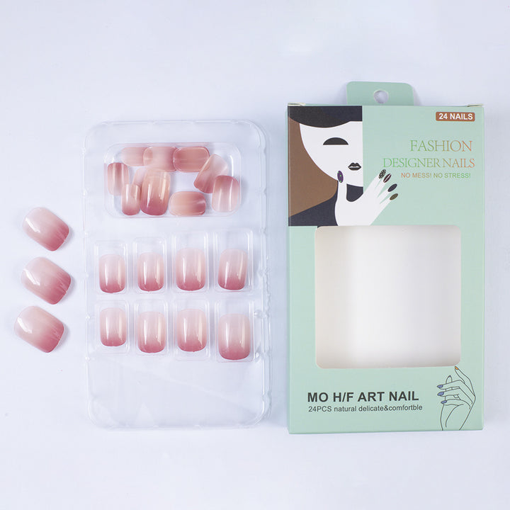 Elegant and high-gloss artificial nails with ombre effect Kalsten