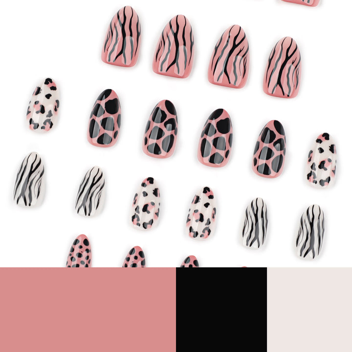 Artful nail art in animal design Kalsten