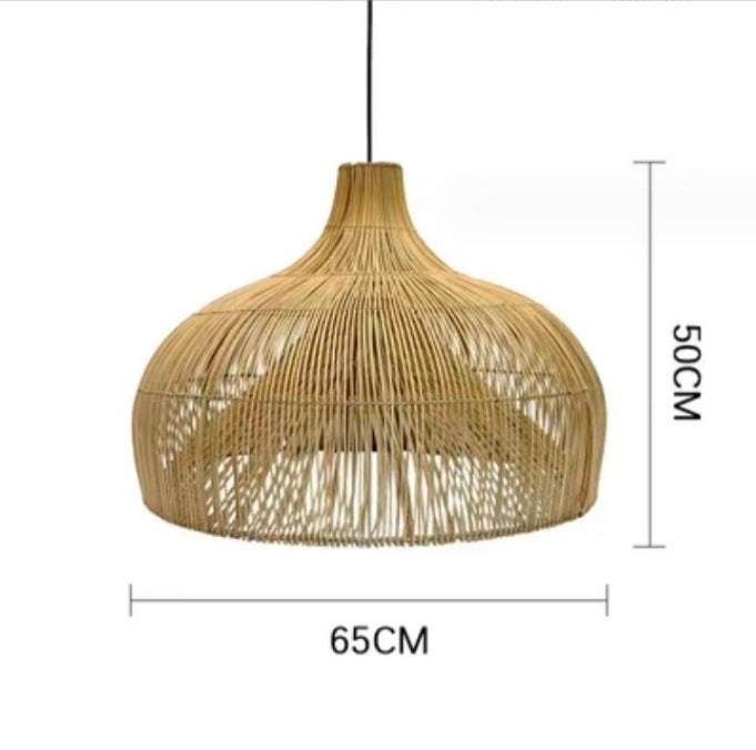 Handmade Woven Rattan Pendant Light
