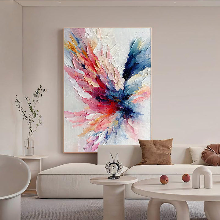 Abstract Floral Wall Art for Modern Interiors