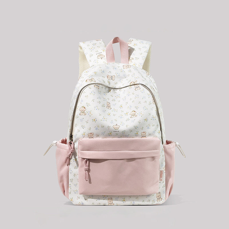 Playful Character Print Backpack Kalsten