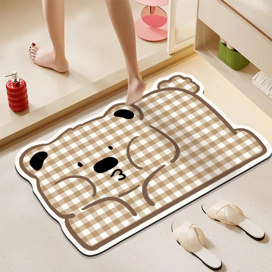 Fun Hamburger-Themed Bath Mat Kalsten