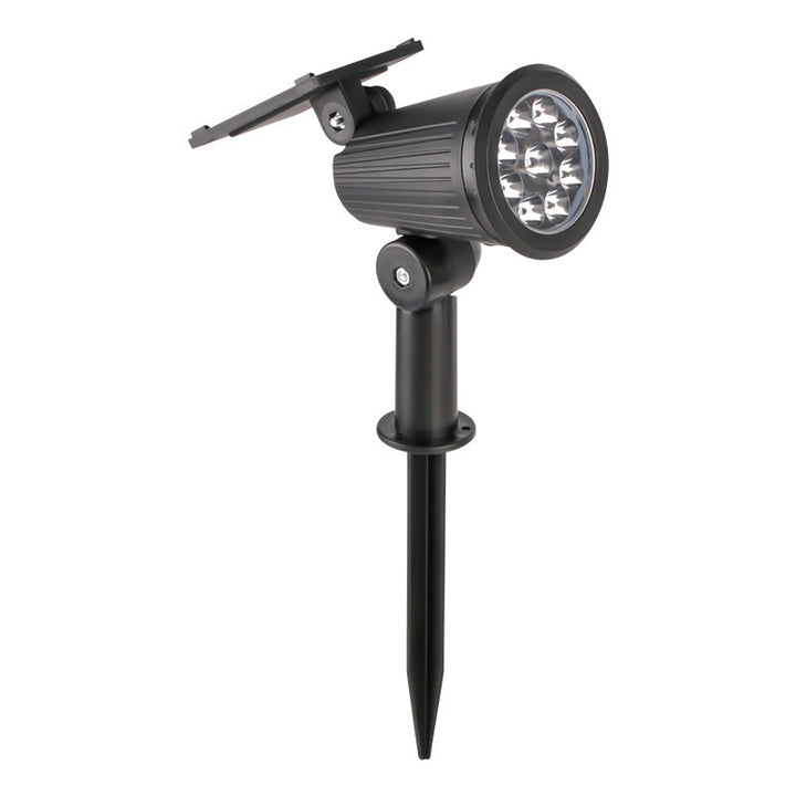 Solar-Powered Adjustable Garden Spotlight With Swivel Stake Kalsten