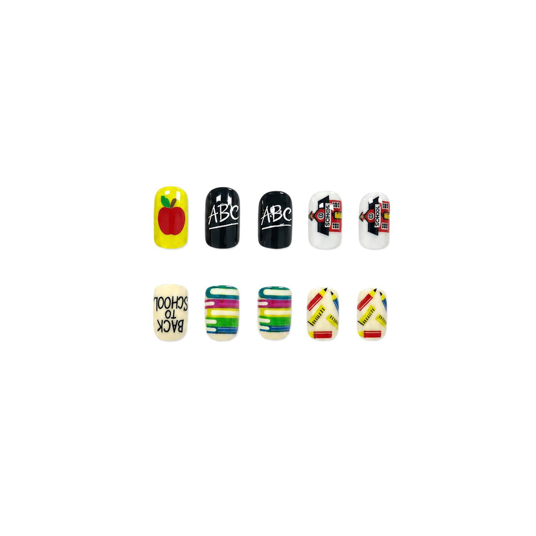 Creative Back-to-School Nail Art Set Kalsten