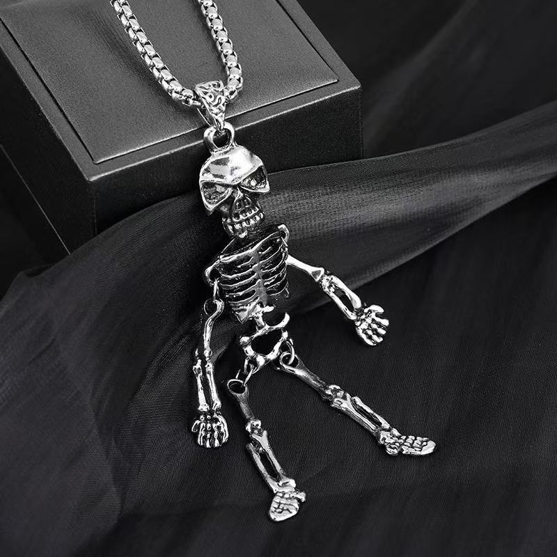 Skeleton Pendant Necklace Kalsten