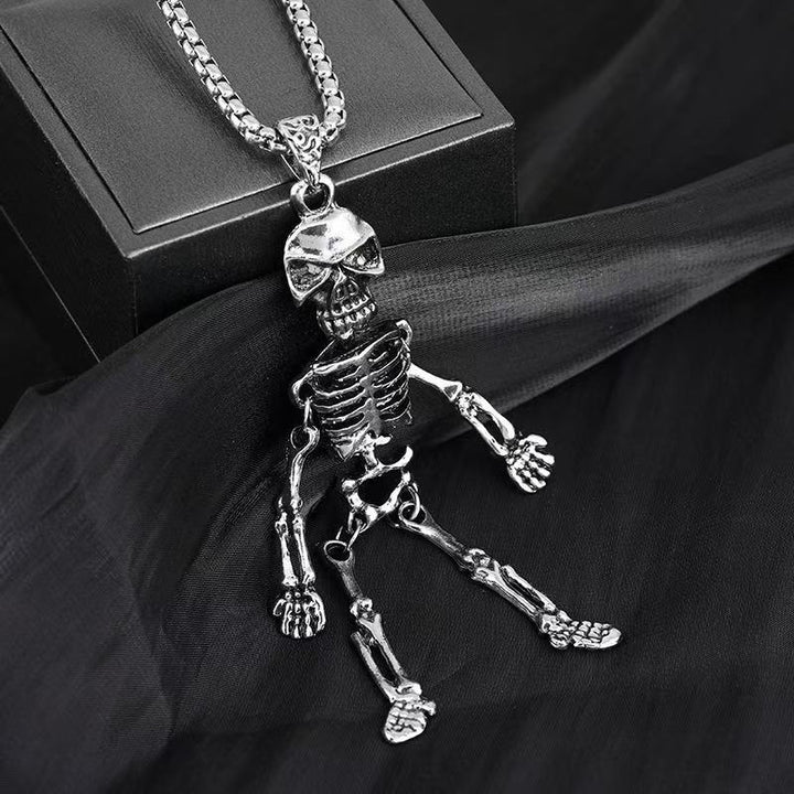 Skeleton Pendant Necklace Kalsten