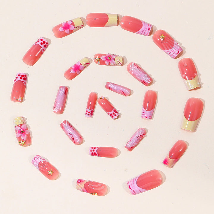 Artistic Floral Nail Art Set Kalsten
