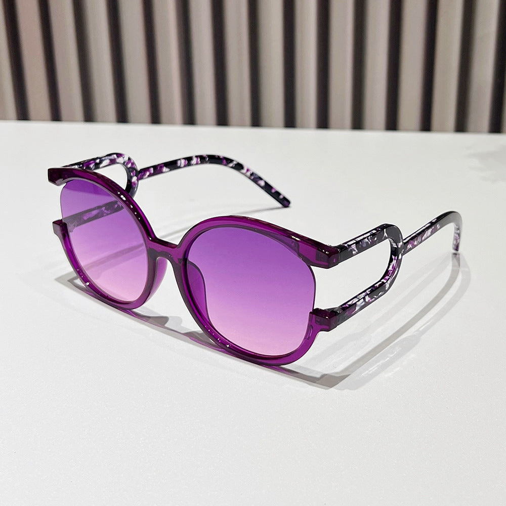 Avant-Garde Circular Frame Sunglasses Kalsten