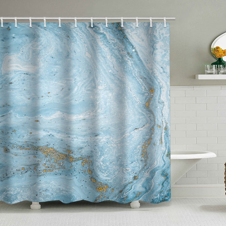 Artistic Marble Design Shower Curtain Kalsten
