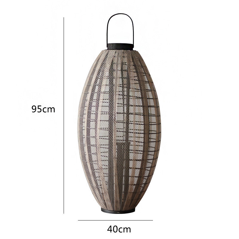 Elegant lantern with metal grid Kalsten