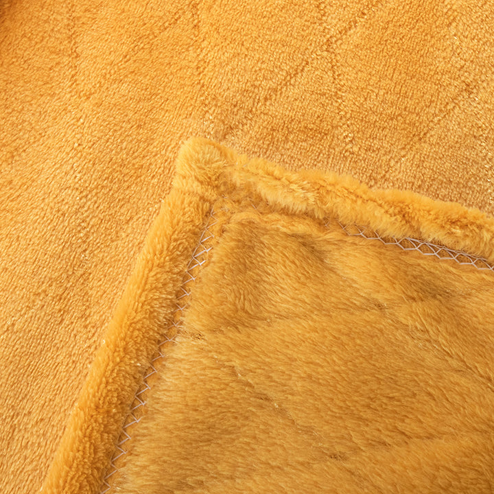Ladies Cozy Microfiber Blanket with Diamond Shape Design Kalsten