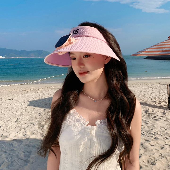 adjustable sun visor with integrated mini fan and UV protection Kalsten