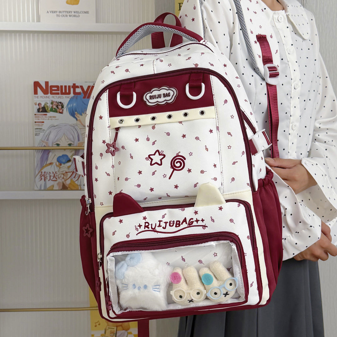 Decorative Plush Cartoon-Themed Backpack Kalsten