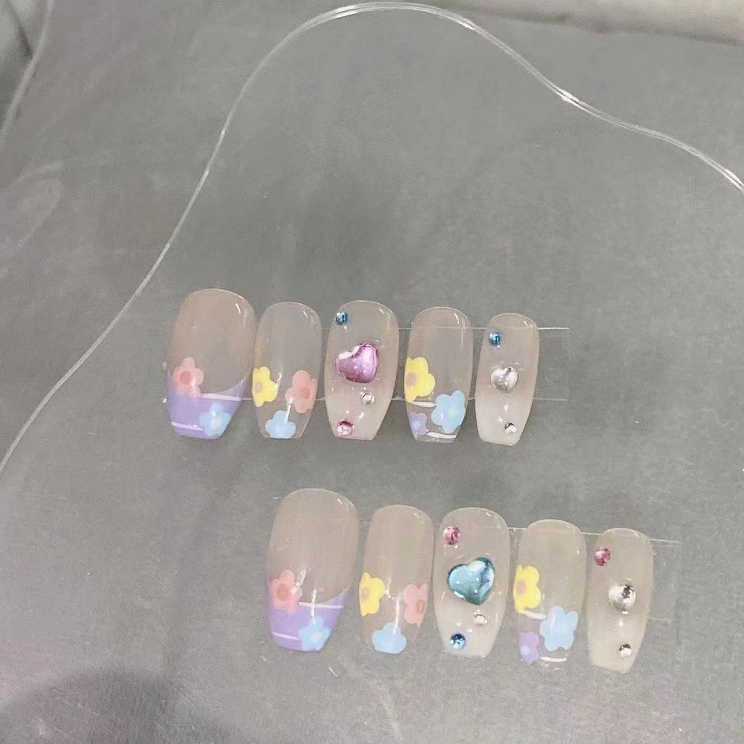 Decorative Press-On Nail Set