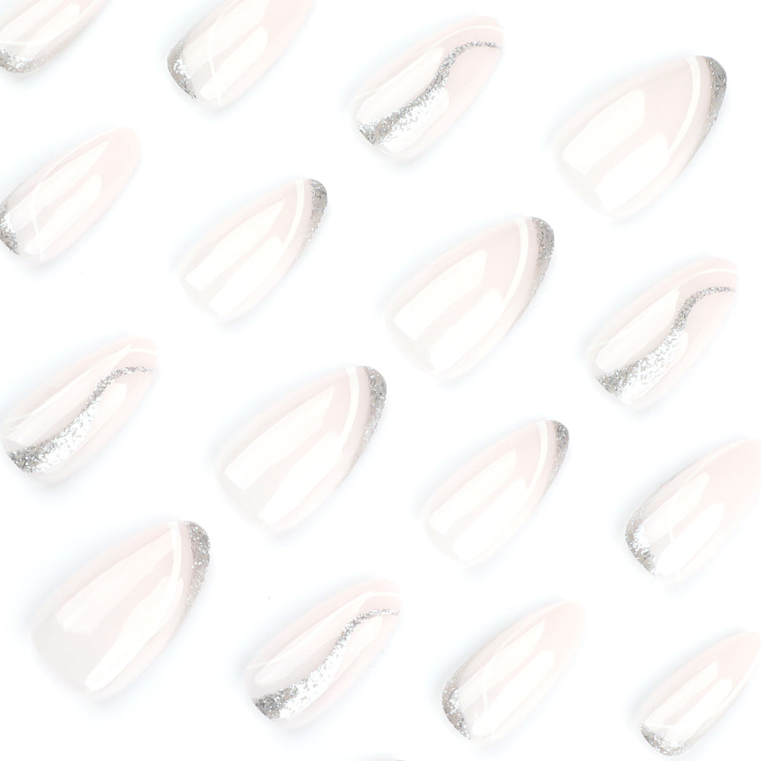 Artful nail designs with shimmering accents Kalsten