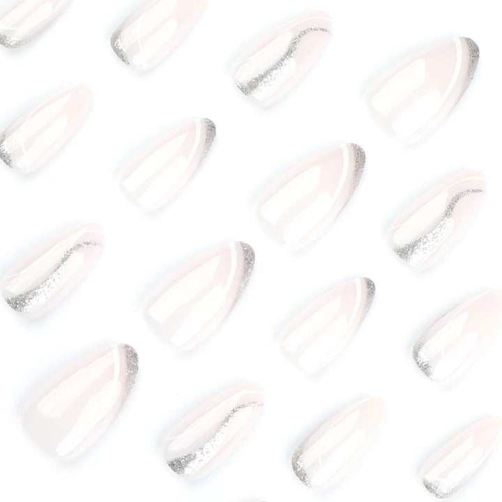 Artful nail designs with shimmering accents Kalsten