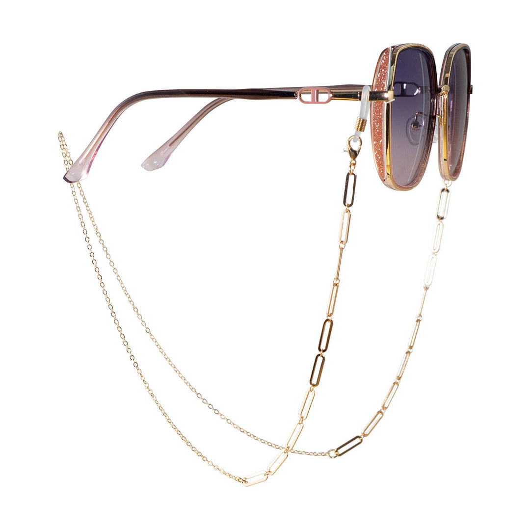 Elegant Paperclip Style Eyewear Chain Kalsten