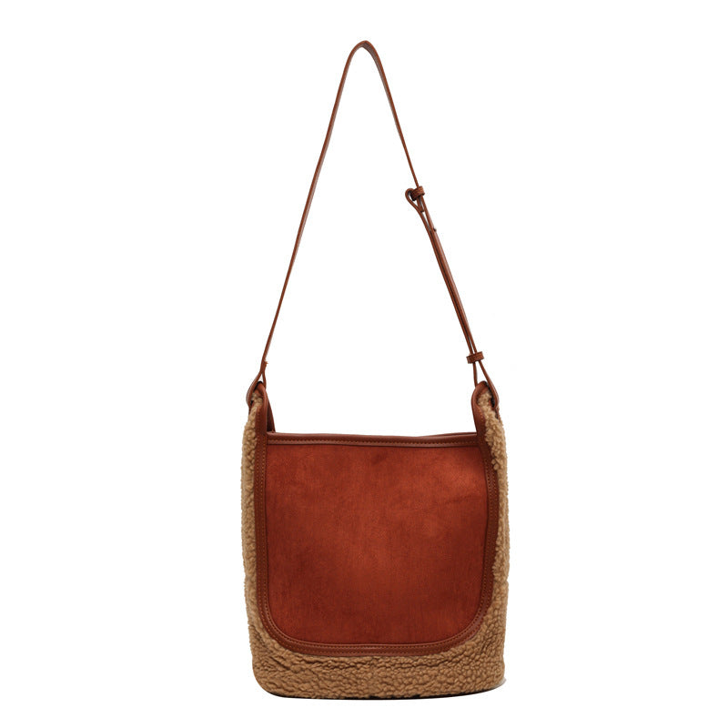 Suede Crossbody Bag