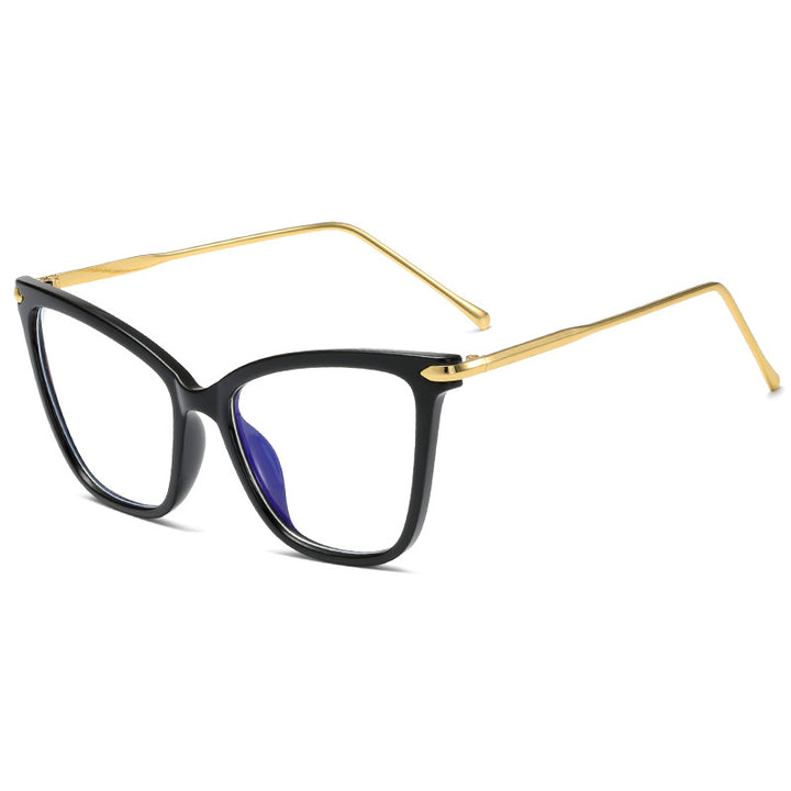 Women Cat-Eye Glasses with filigree Metal Frame Kalsten