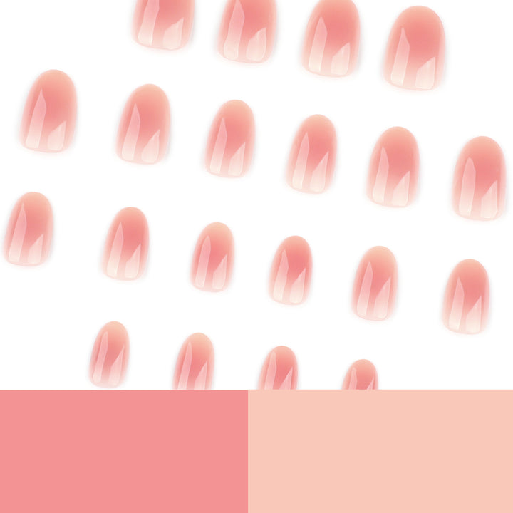 Artistic gel nails with elegant high-gloss finish Kalsten