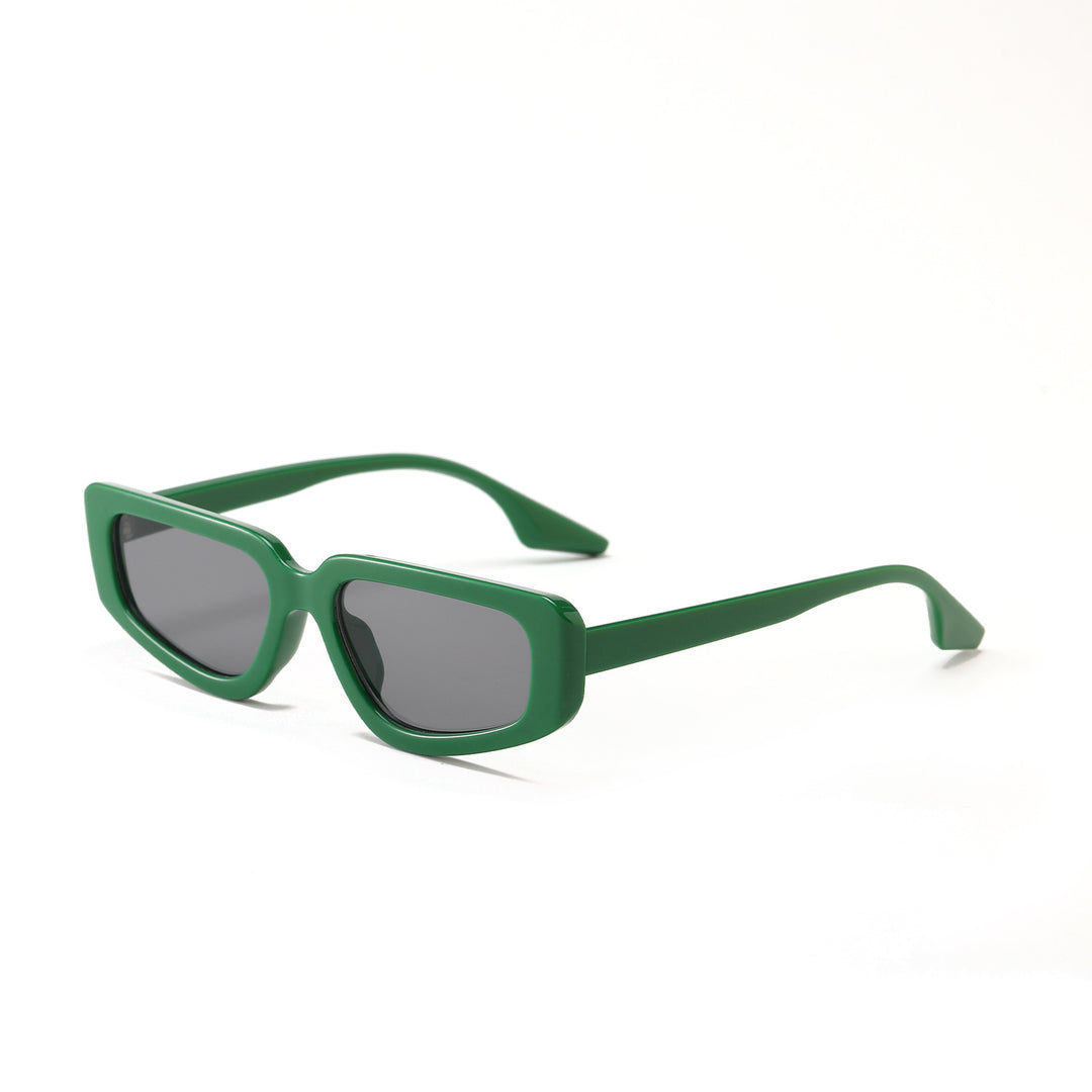 Women's stylish square sunglasses with modern high-gloss plastic frame Kalsten