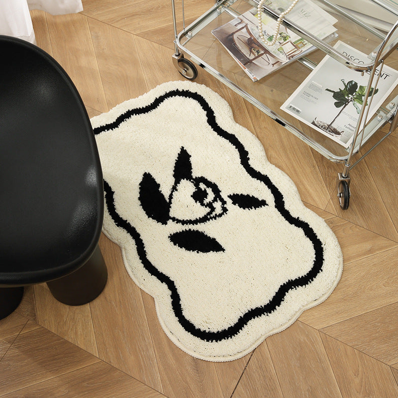 Heart-Shaped Decorative Bath Mat Kalsten