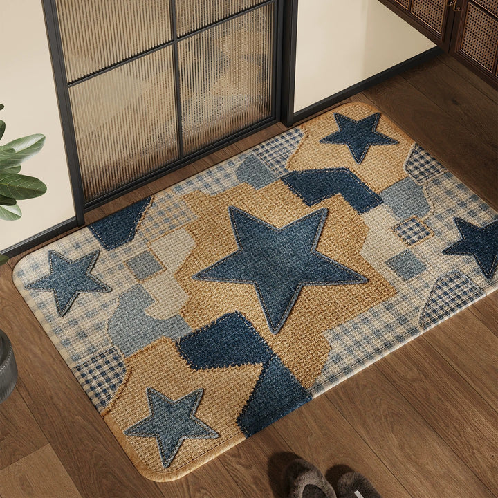 Decorative Star Pattern Indoor Mat