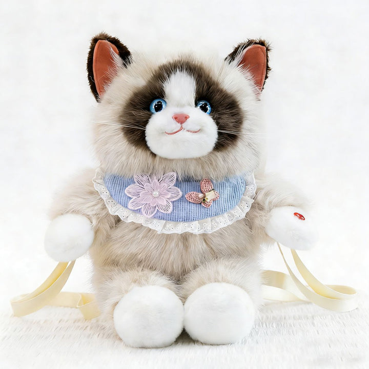 Plush Cat-Themed Backpack Kalsten