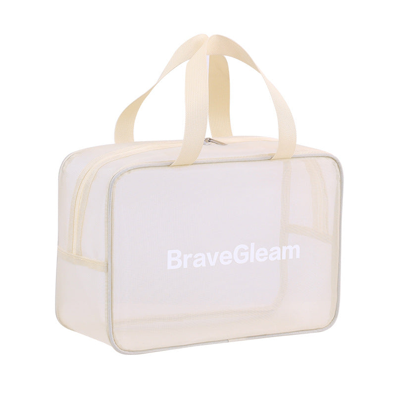 Cosmetic Storage Bag With Transparent Window And Practical Carry Handle Kalsten