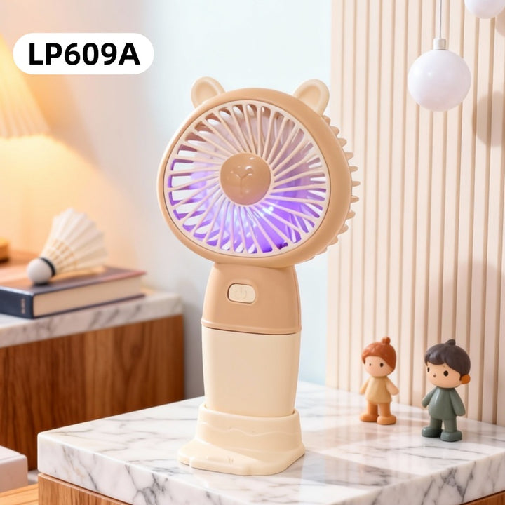 Ladies Portable Handheld Fan with Animal Design Kalsten