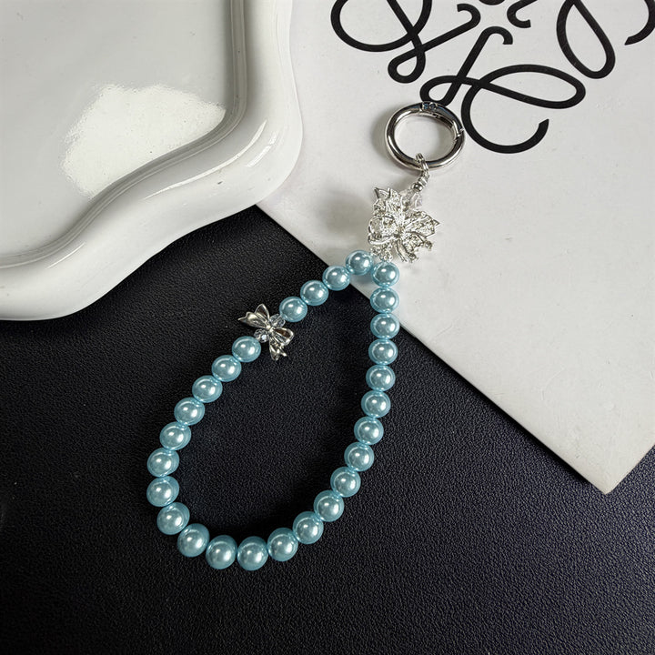 Elegant Pearl Keychain Holder Kalsten
