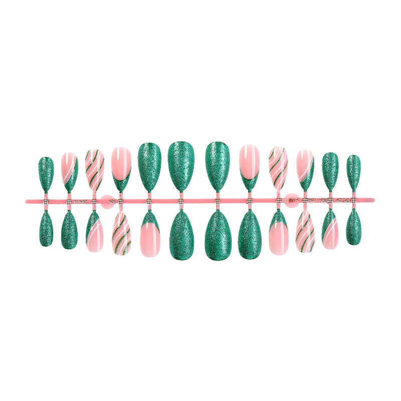 Glittery Ombre Press-On Nail Set Kalsten