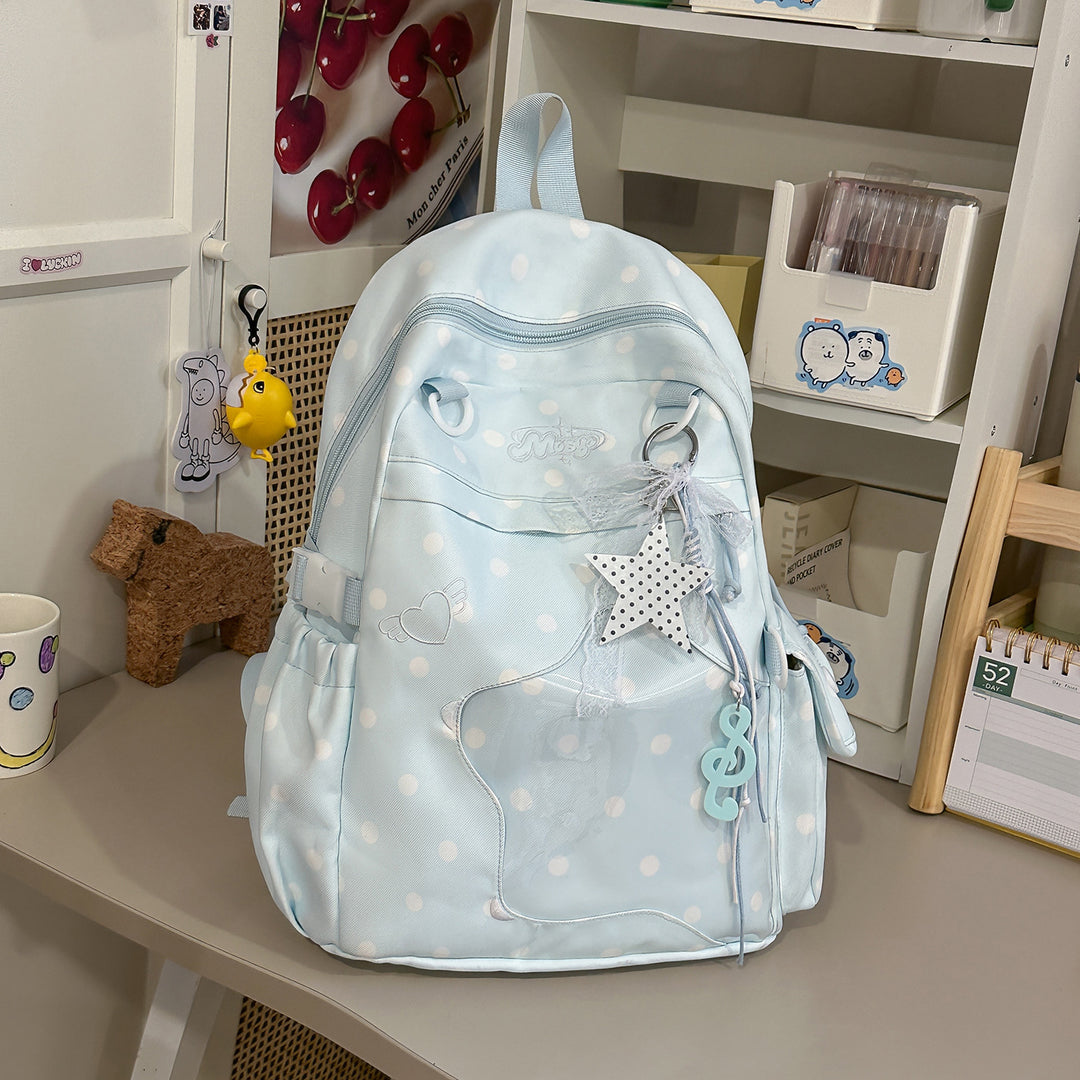 Stylish Polka Dot Backpack Kalsten 1791205375