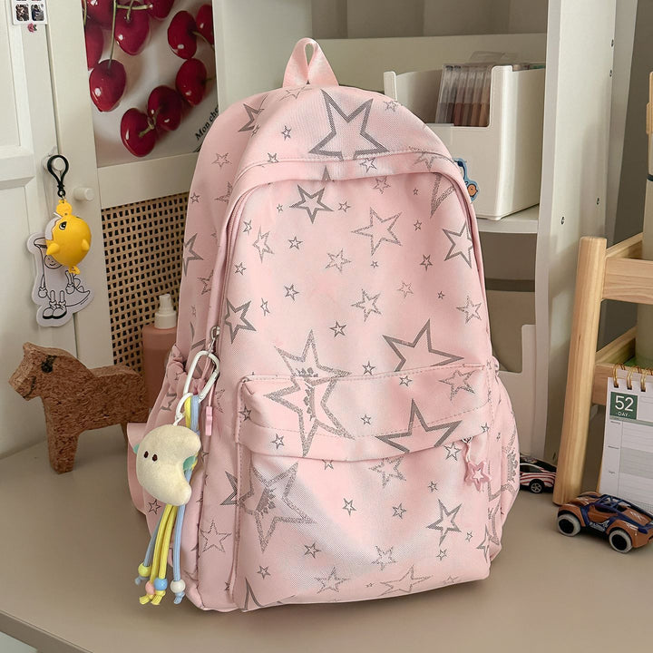 Backpack with Sparkling Stars Pattern Kalsten