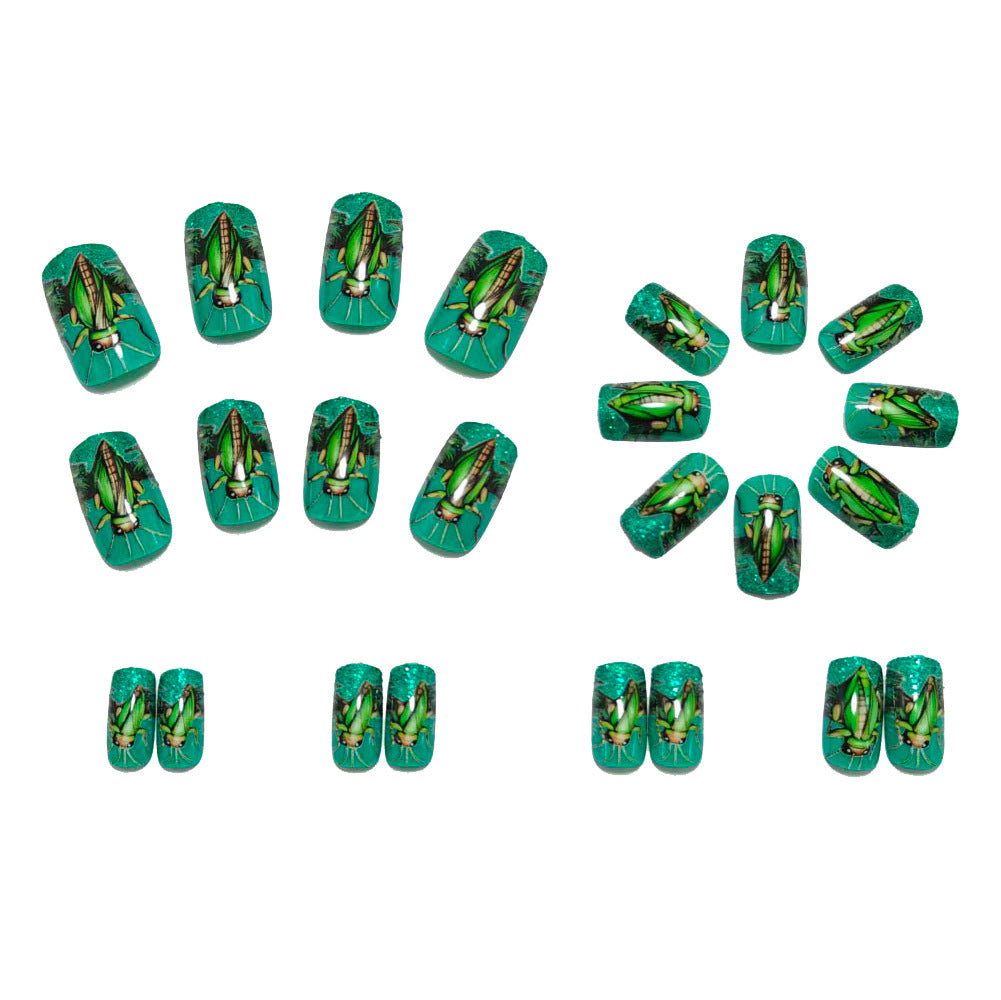 Artificial nails with creative grilling design Kalsten
