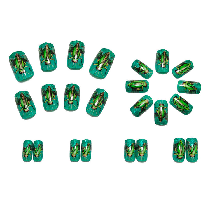 Artificial nails with creative grilling design Kalsten