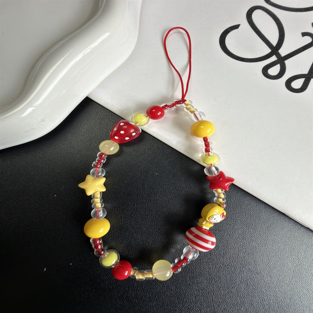 Whimsical Beaded Charm Bracelet Kalsten