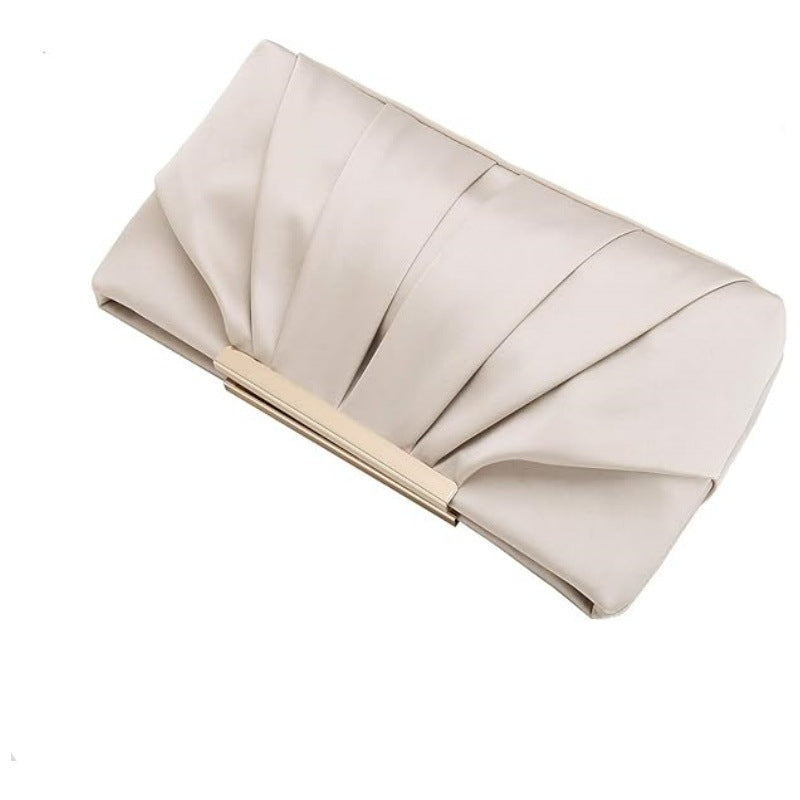 Elegant Clutch with Refined Pleat Details Kalsten
