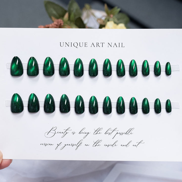 Glossy Long-Lasting Press-On Nail Set