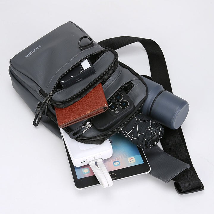 Multi-Pocket Crossbody Sling Bag