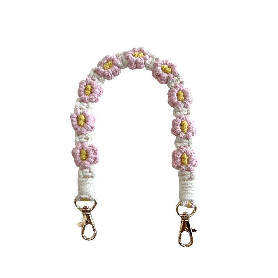 Floral Macrame Keychain Strap Kalsten