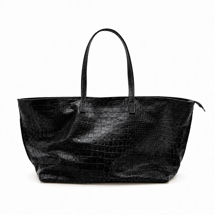 Crocodile Texture Large Tote Bag