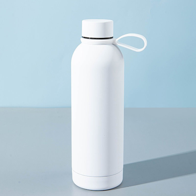 Ladies stylish stainless steel drinking bottle with innovative closure Kalsten