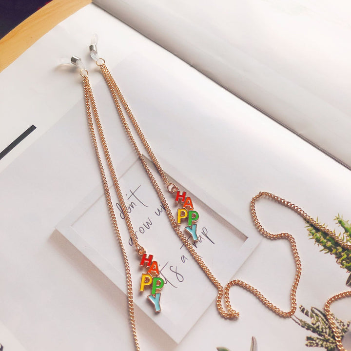 Stylish Dual Charm Eyewear Chain Kalsten