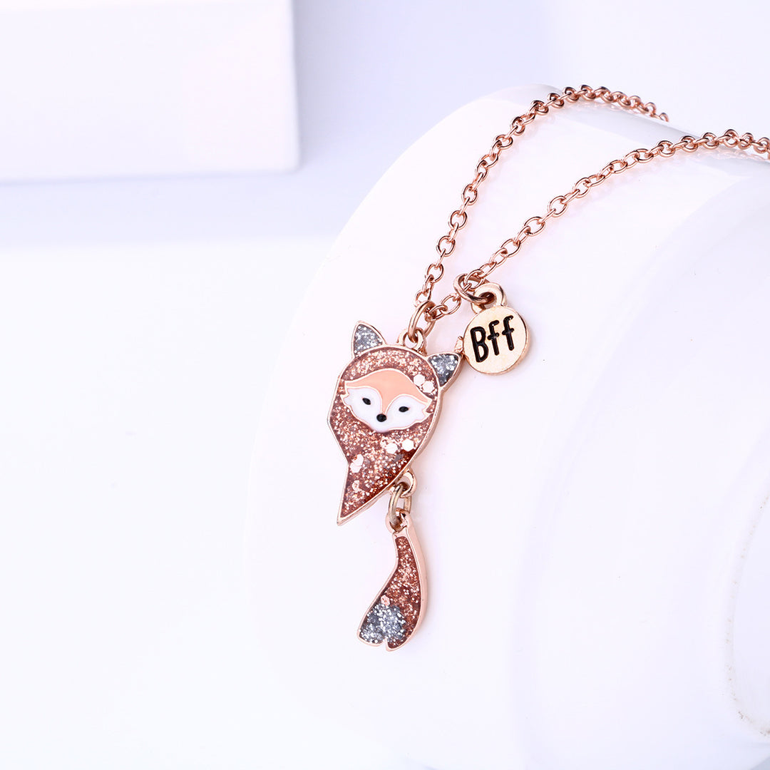 Best Friends Fox Pendant Necklace Kalsten
