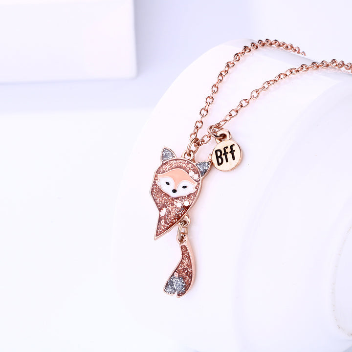 Best Friends Fox Pendant Necklace Kalsten