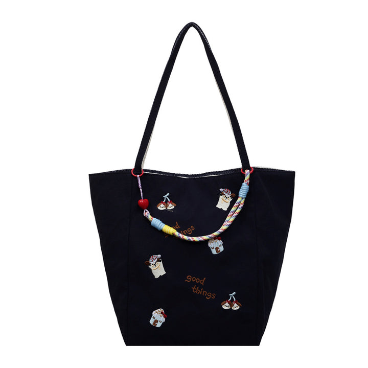 Embroidered Casual Tote Kalsten